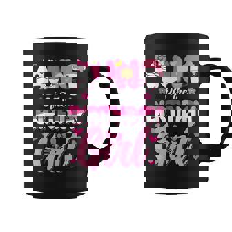 Aunt Of The Birthday Girl Cat Kitty Family Matching Coffee Mug - Seseable