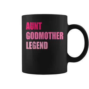 Aunt Godmother Legend Auntie Godparent Coffee Mug - Thegiftio