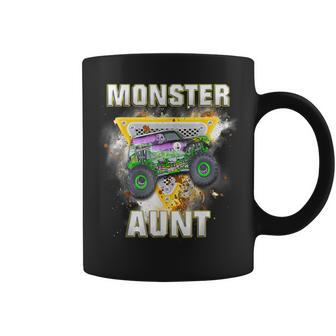 Aunt Monster Truck Are My Jam Truck Lovers Coffee Mug - Monsterry DE
