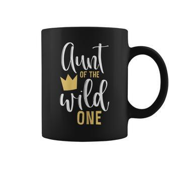 Aunt Of The Wild One 1St Birthday First Thing Matching Titi Coffee Mug - Monsterry