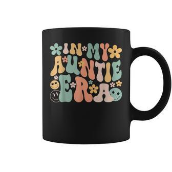 In My Auntie Era Retro Groovy Aunt Life Happy Mother's Day Coffee Mug - Seseable