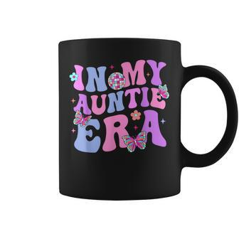 In My Auntie Era Retro Groovy Mother's Day Best Aunt Ever Coffee Mug - Monsterry AU