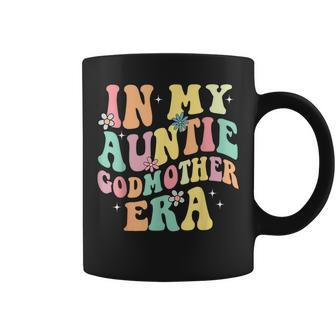 In My Auntie Godmother Era Aunt God Mother Bestie Smile Face Coffee Mug - Monsterry