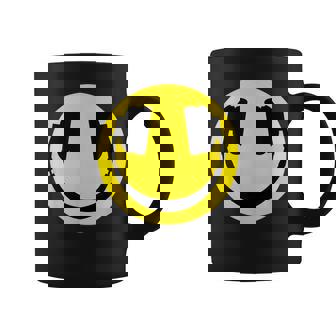 Auriculares De Dibujos Animados Divertido Sonriente Cara Dj Sonriente Auriculares Taza de café - Regaloses