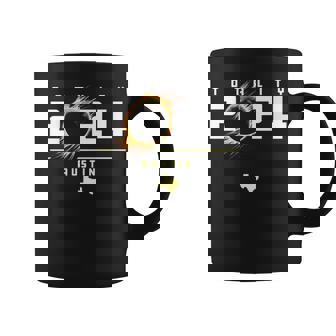 Austin Texas 2024 Total Solar Eclipse Coffee Mug | Mazezy