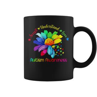 Autism Awareness Accept Understand Love Asd Sunflower Women Coffee Mug - Monsterry