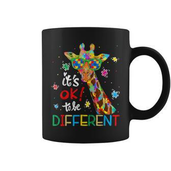 Autism Awareness Acceptance Kid Its Ok To Be Different Coffee Mug - Seseable