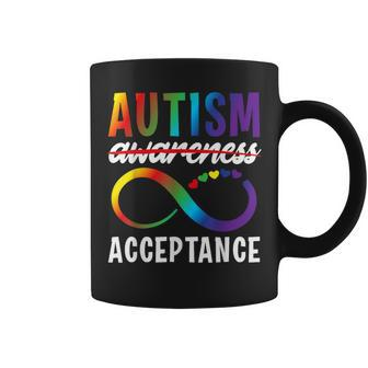 Autism Awareness Acceptance Not Awareness Autistic Child Coffee Mug - Thegiftio UK