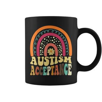 Autism Awareness Acceptance Rainbow Autism Coffee Mug - Thegiftio UK