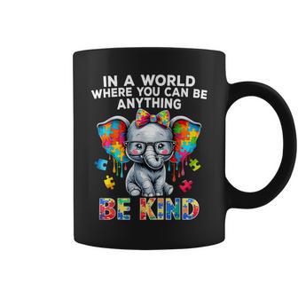 Autism Awareness Elephant Puzzle Autism Coffee Mug - Monsterry AU