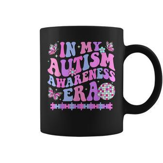 In My Autism Awareness Era Retro Disco In April We Wear Blue Coffee Mug | Mazezy