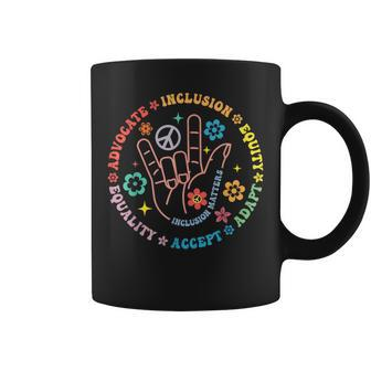 Autism Awareness Inclusion Matters Teacher Inspirational Coffee Mug - Seseable