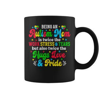 Being Autism Mom Autism Awareness Mama Of Autistic Boy Girl Coffee Mug - Monsterry AU
