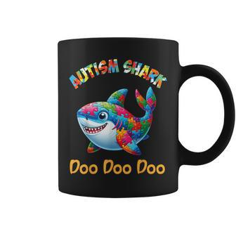 Autism Shark Autistic Awareness Accept Support Hope Proud Coffee Mug | Mazezy
