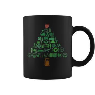 Auto Mechanic Car Engineer Holiday Christmas Tree Racing Fan Coffee Mug - Monsterry UK