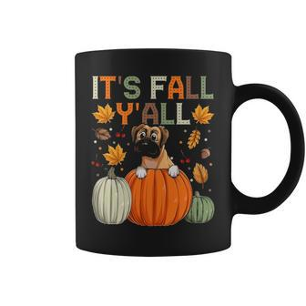 Autumn Boxer It’S Fall Y’All Fall Boxer Dog Coffee Mug | Mazezy