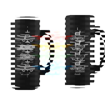 Aviation Airplane Flying Airline Colorful Enthusiast Pilot Coffee Mug | Seseable UK