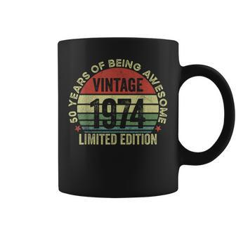 Awesome Since 1974 Limited Edition Vintage 50Th Birthday Coffee Mug - Seseable