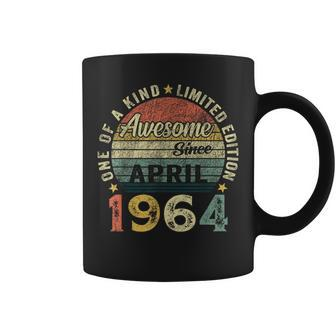 Awesome Since April 1964 Vintage 60Th Birthday Dad Coffee Mug - Seseable