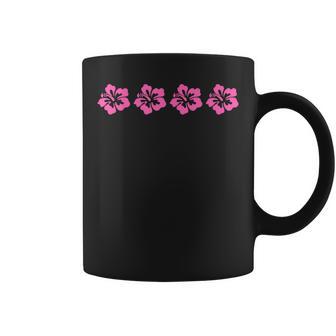 Awesome Hawaiian Pink Hibiscus Flowers Rose Mallow Coffee Mug - Monsterry UK