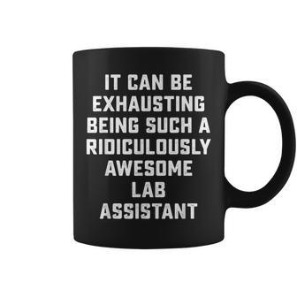 Awesome Lab Assistant Sarcastic Saying Office Job Coffee Mug - Monsterry UK