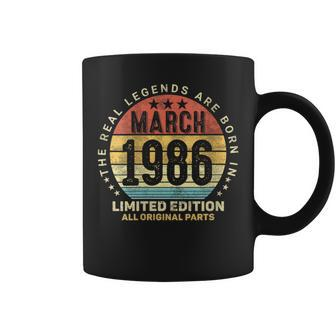 Awesome March 1986 Vintage 38Th Birthday Made In 1986 Coffee Mug | Mazezy