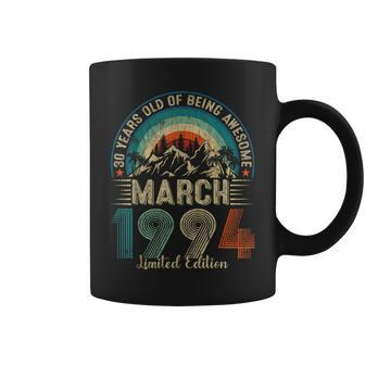 Awesome Since March 1994 Vintage 30Th Birthday Coffee Mug - Thegiftio UK