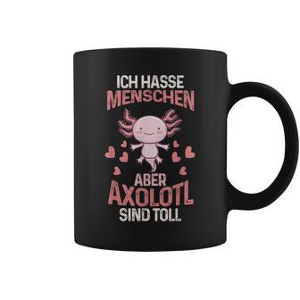 Axolotl Ich Hasse Menschen Tassen - Geschenkecke