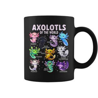 Axolotl Kawaii Axolotls Of The World Axolotl Animals Coffee Mug | Mazezy