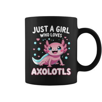 Axolotl Kawaii Just A Girl Who Loves Axolotls Coffee Mug | Mazezy UK