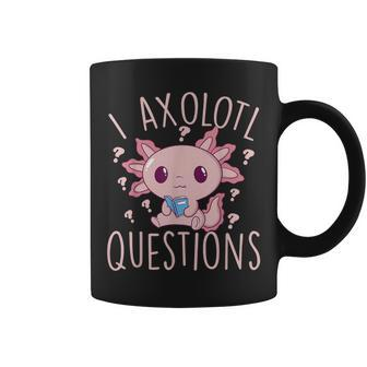 I Axolotl Questions Kawaii Coffee Mug - Thegiftio UK