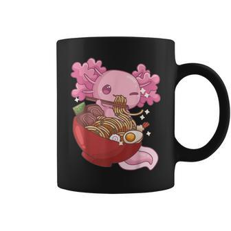 Axolotl Ramen Anime Coffee Mug - Monsterry