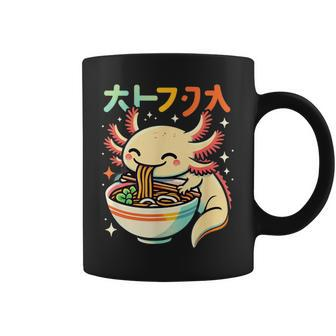 Axolotl Ramen Kawaii Neko Japanese Noodles Aesthetic Coffee Mug - Thegiftio UK