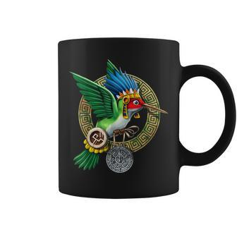 Aztec God Huitzilopochtli Hummingbird Mayan Colibri Bird Coffee Mug - Thegiftio UK