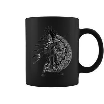 Aztec Warrior Ancient Native Mexico Pride Mayan Aztec Coffee Mug - Monsterry