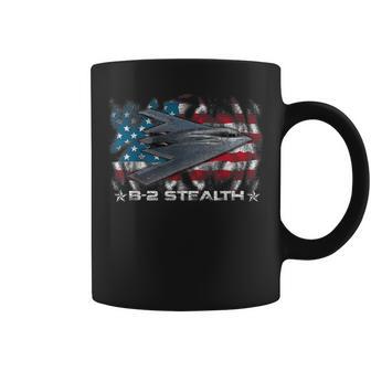 B2 Stealth Spirit Bomber American Strategic Aircraft Pilot Coffee Mug - Monsterry DE