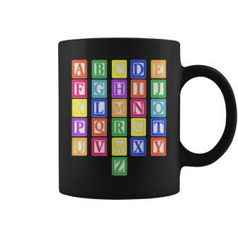 Baby Blocks Alphabet Coffee Mug - Monsterry