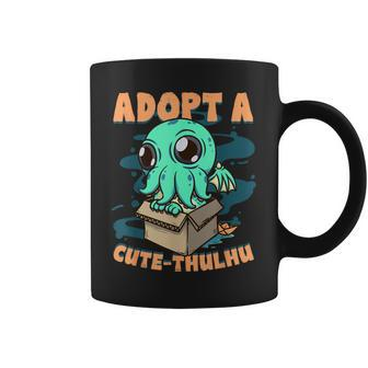 Baby Cthulhu Adopt A Cute-Thulhu Cute Kawaii Cthulhu Coffee Mug - Monsterry AU