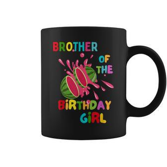 Baby Melon Brother Of The Birthday Girl Watermelon Family Coffee Mug - Thegiftio UK