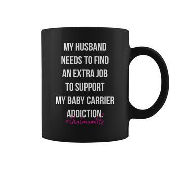 Babywearing Baby Carrier Addiction Coffee Mug - Monsterry DE