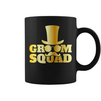Bachelor Party For Groom Squad Mustache For Wedding Coffee Mug | Crazezy DE