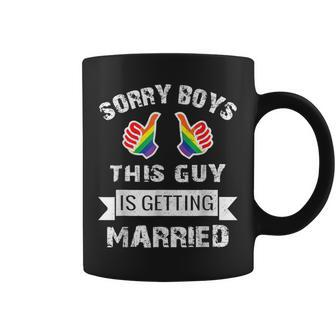 Bachelor Party Lgbt Gay Pride Groom Bride Coffee Mug | Crazezy UK