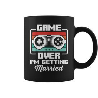 Bachelor Videogamer Gaming Game Over I'm Getting Married Coffee Mug | Crazezy UK
