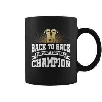 Back To Back Fantasy Football Champion League For Men Coffee Mug - Monsterry