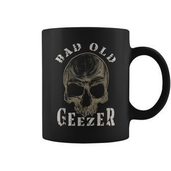 Bad Old Man Grandfather & Father Dad Bad Old Geezer Coffee Mug - Monsterry