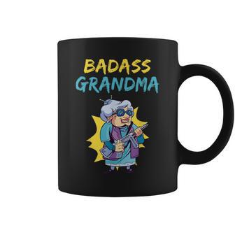 Badass Grandma Family Mother Grandma Coffee Mug - Monsterry DE