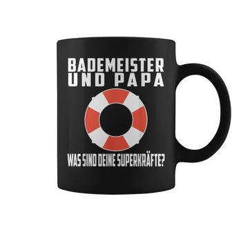 Bademeister Papa Was Sind Deine Superkräfte Schwimmbad Tassen - Geschenkecke