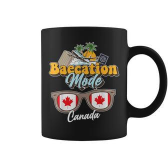 Baecation Canada Bound Couple Travel Goal Vacation Trip Coffee Mug - Monsterry