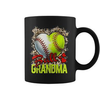 Ball Grandma Softball Grandma Baseball Grandma Coffee Mug - Seseable