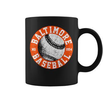 Baltimore Baseball Retro Vintage Baseball Lover Coffee Mug - Monsterry CA